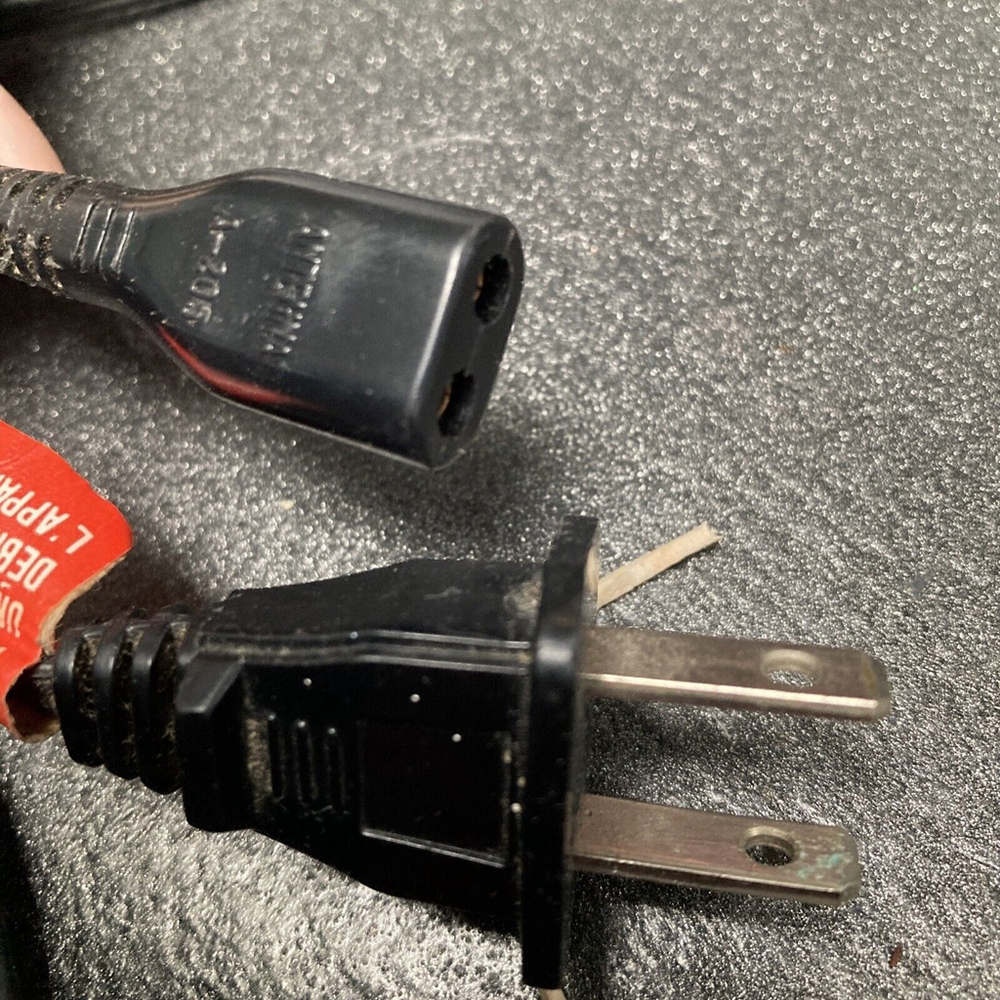 7A 125V Antenna A-205 2-Prong Power Cable Cord Stereo Appliance Tv Etc Hi-rise